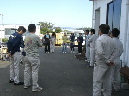 トダックス　奉仕作業　戸栄会会長