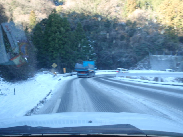 道路に雪２